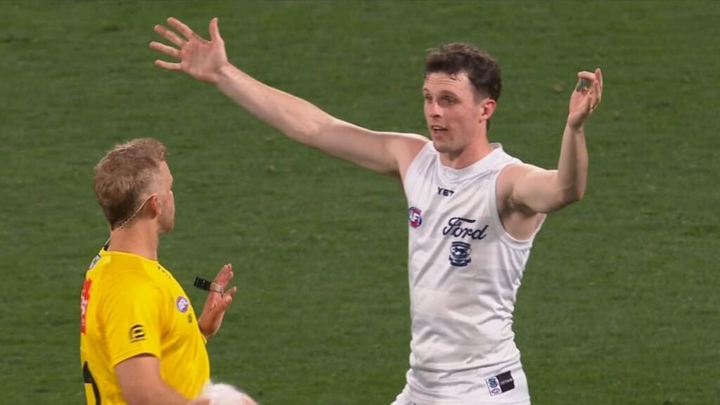La penalización de 50 metros de la estrella de Geelong,