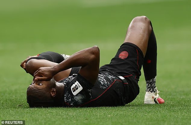 La star canadienne souffre d'une blessure atroce lors du match