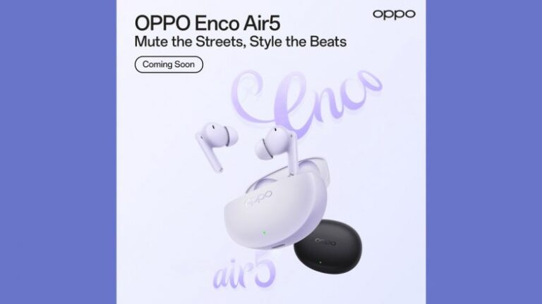 Lancement des écouteurs Oppo Enco Air5 et Air5s en Inde