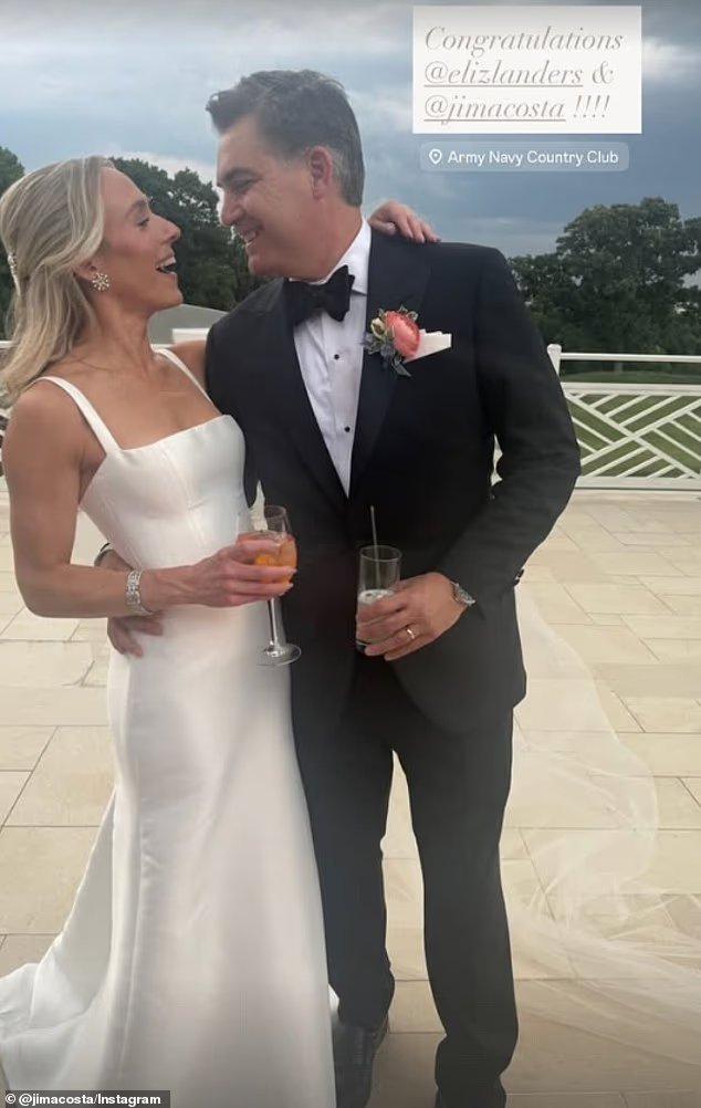 L'ancienne star de CNN, Jim Acosta, épouse la journaliste de