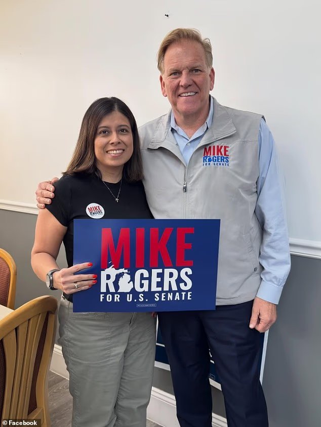 Le candidat du Michigan s'est moqué alors que l'image de