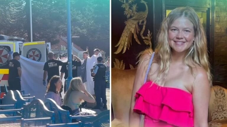 Leah Stewart, víctima del ataque del tiburón Coogee, se somete