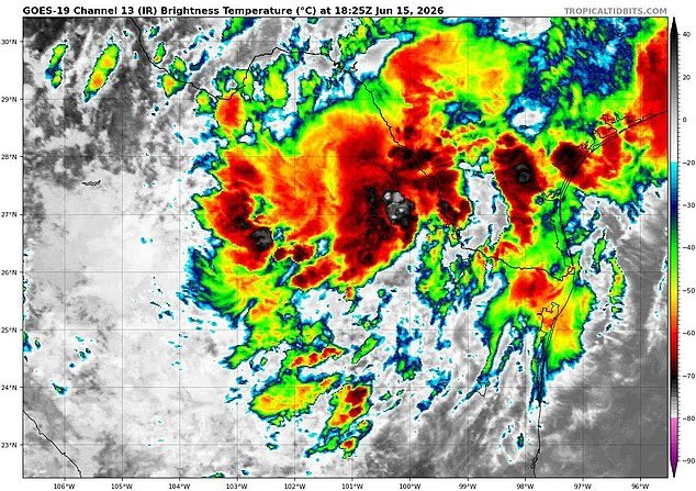 Les chances qu'une tempête tropicale se forme dans le golfe