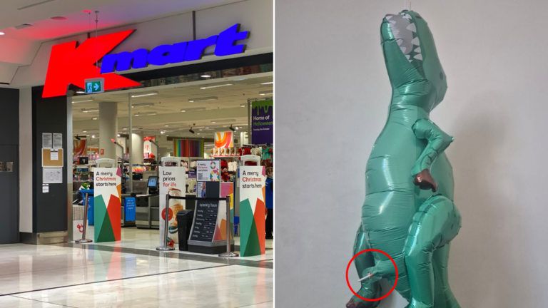 Los compradores de Kmart cosen detalles con clasificación X en