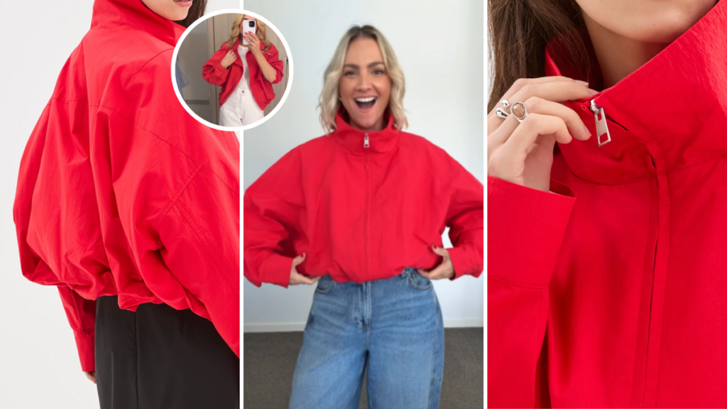 Los compradores no se cansan de ver esta chaqueta roja