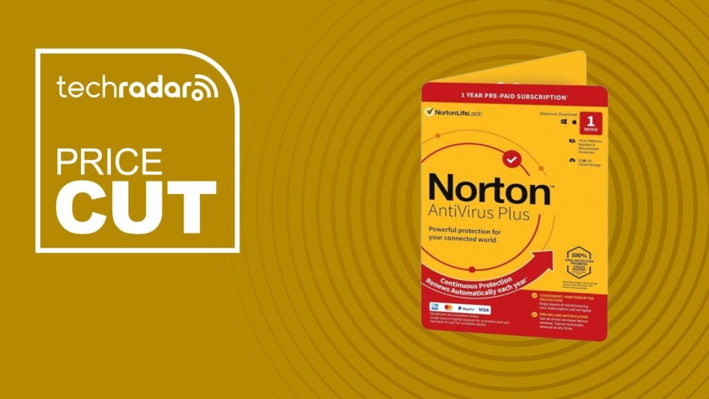 Norton Antivirus Plus cuesta solo £ 25