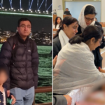 Padre e hija se despiden en el funeral conjunto tras