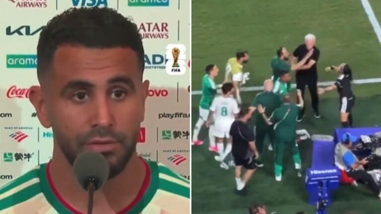 Riyad Mahrez llamó la atención cuando surgieron teorías de conspiración