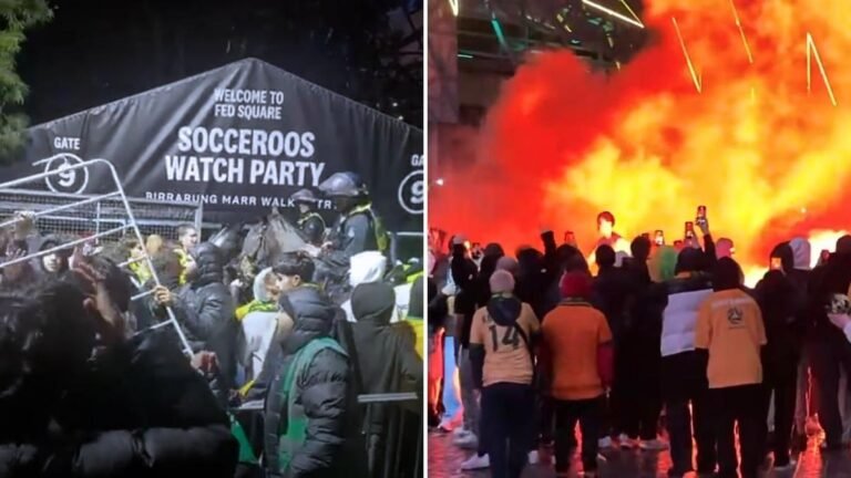 Se llamó a la Policía de Mount mientras los fanáticos