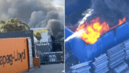 Se produjo un incendio masivo en las instalaciones de Storage