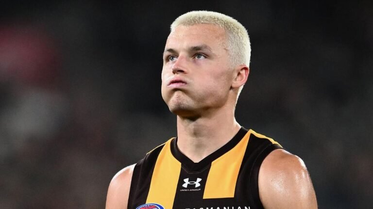 Tasmania puso a la estrella de Hawthorn, Jack Ginnivan, 'en