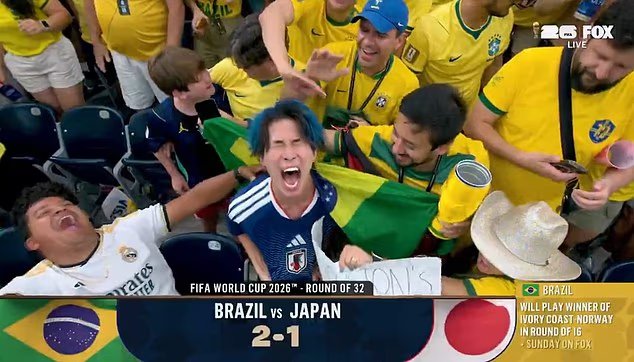 Un fan japonais de la Coupe du monde est devenu
