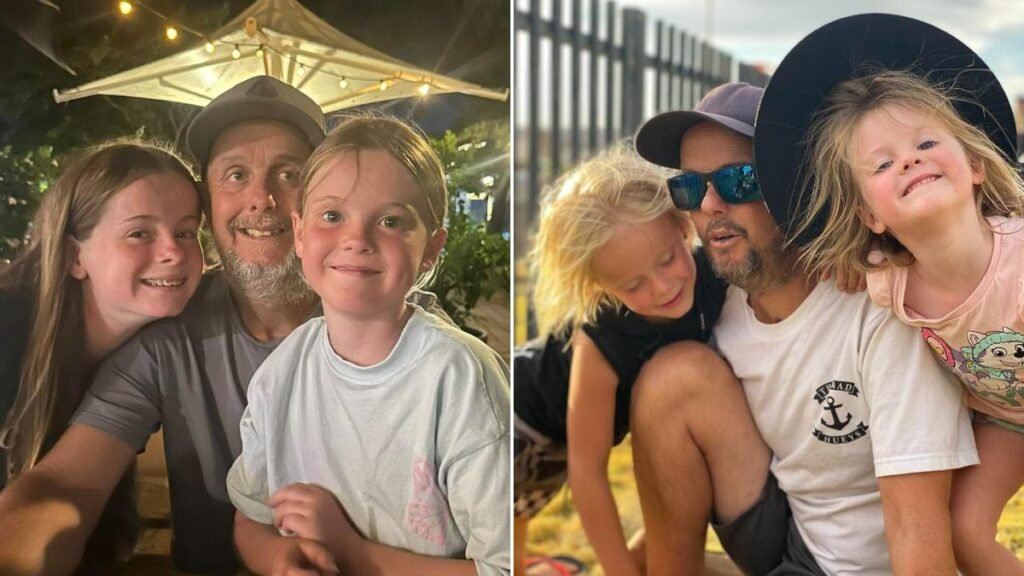 Un padre de Queensland venció al cáncer dos veces antes