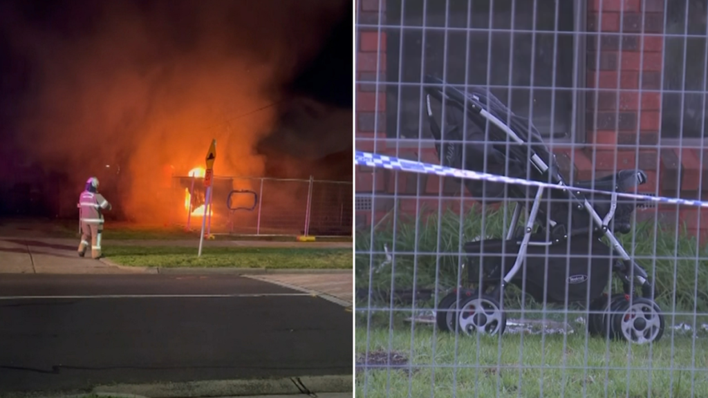 Un padre salva a una joven familia de un incendio