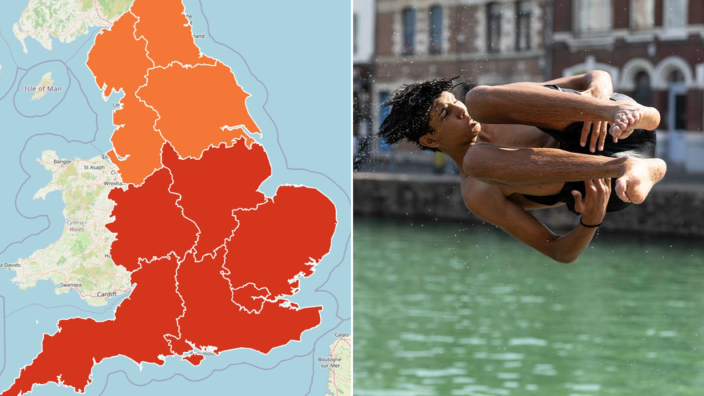 Una enorme ola de calor azota a Europa mientras temperaturas