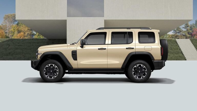 2027 GWM Tank 300L de ancho, todoterreno solo PHEV, aún