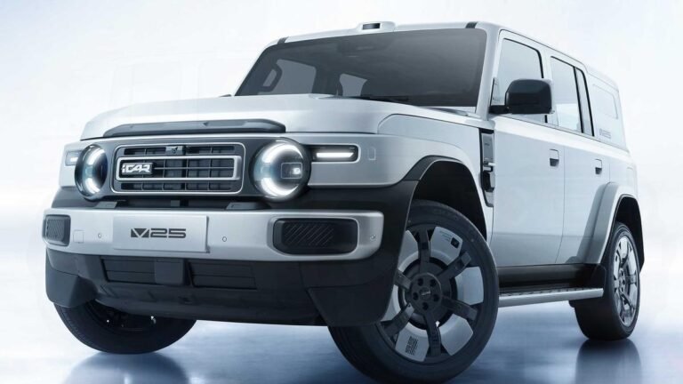 2027 iCaur V25: el SUV chino se parece al G-Wagon