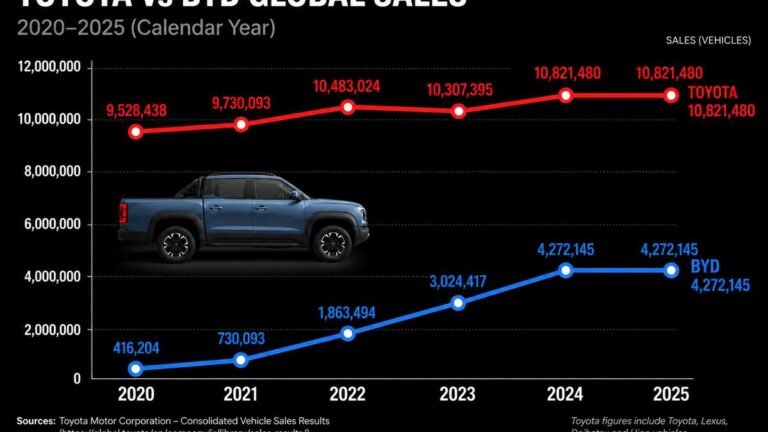 BYD dice que puede superar a Toyota sin vender un