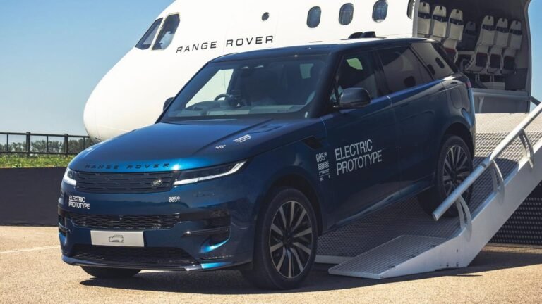 El Range Rover Sport Electric se presenta en el Festival