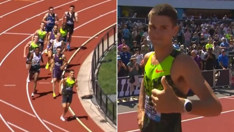 El campeón australiano Cameron Myers 'destruye' el campo de estrellas