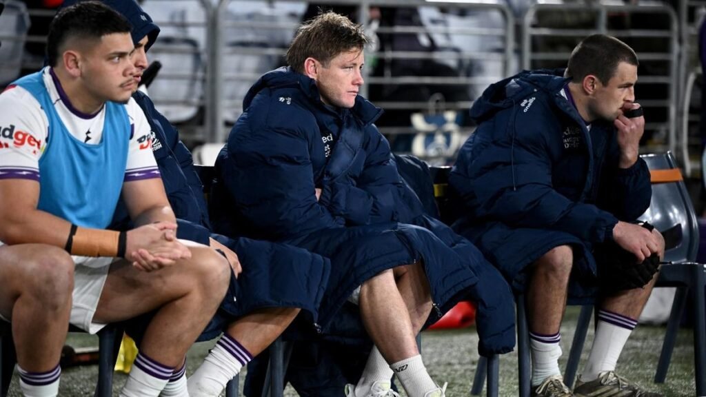 El capitán de Melbourne, Harry Grant, lesionado mientras las esperanzas