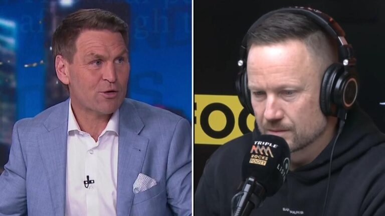 El comentarista de la AFL Nathan Brown no está de