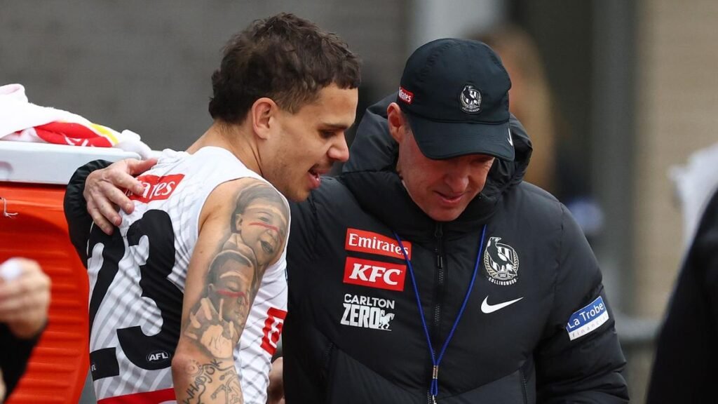 El entrenador de Collingwood, Craig McRae, envía un emotivo mensaje