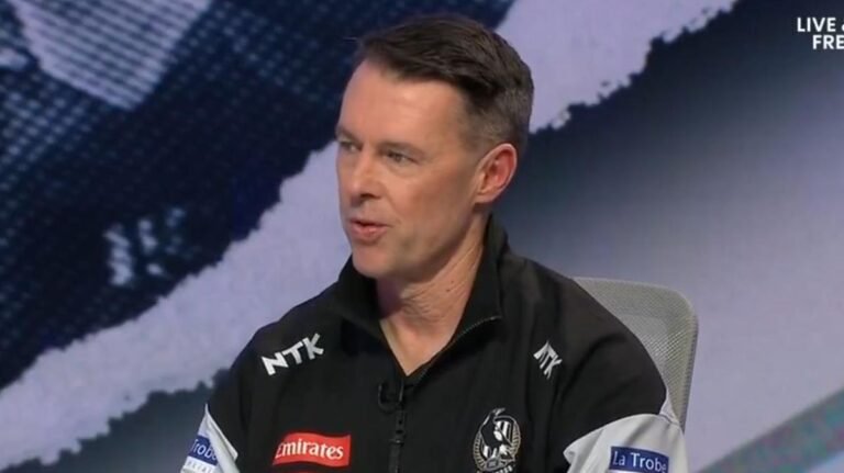 El entrenador de Collingwood, Craig McRae, respondió a la famosa