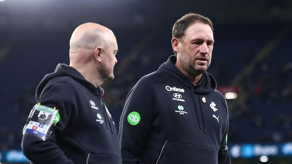 El entrenador interino de Carlton, Josh Fraser, explica su renuencia