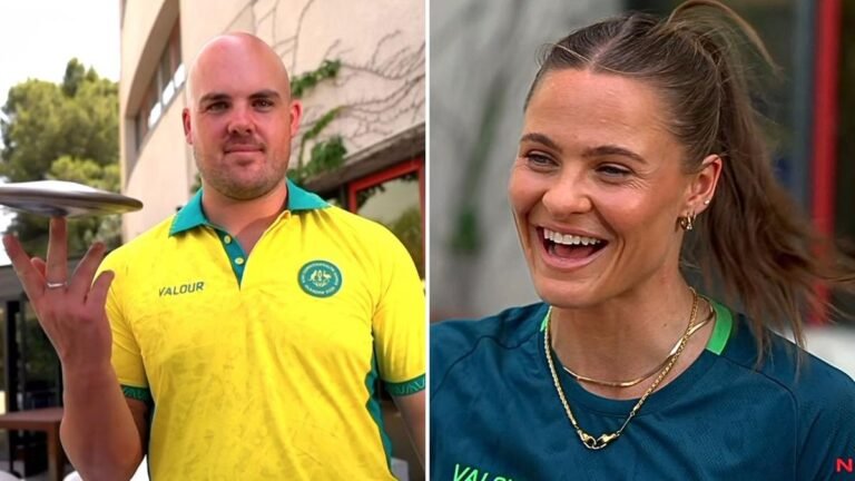 El equipo australiano de atletismo prepara una carrera por las