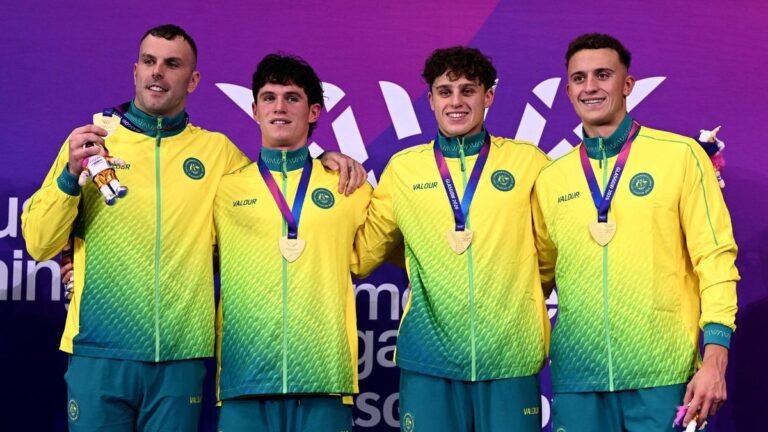 El equipo australiano de relevos masculino ha pasado a su