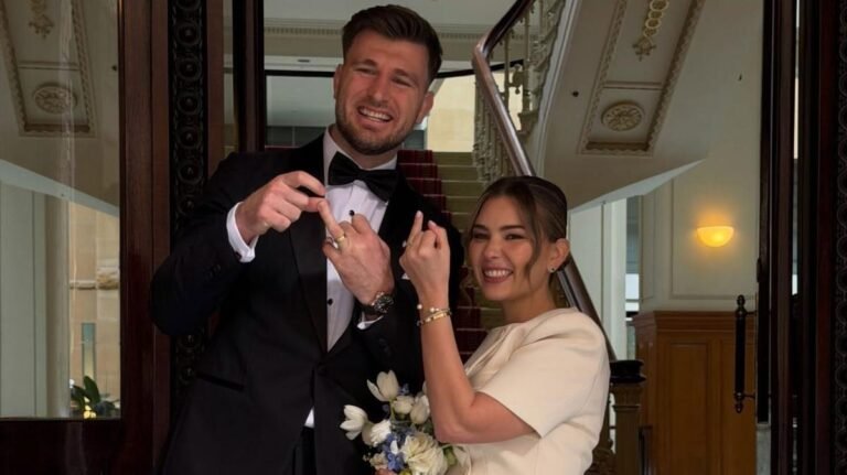 El ex jugador de la NRL Jay Arrow se casó