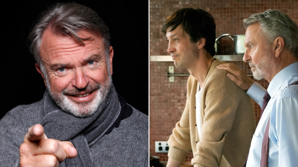 El hijo en pantalla de Sam Neill rindió un conmovedor