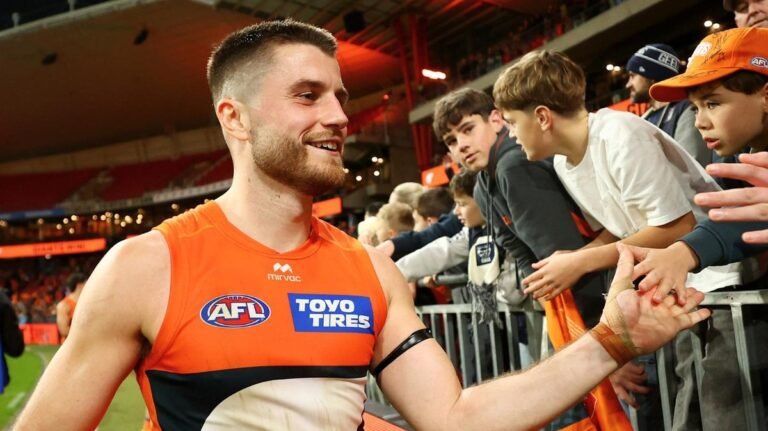 El mediocampista de GWS Xavier O'Halloran declara una lucha de