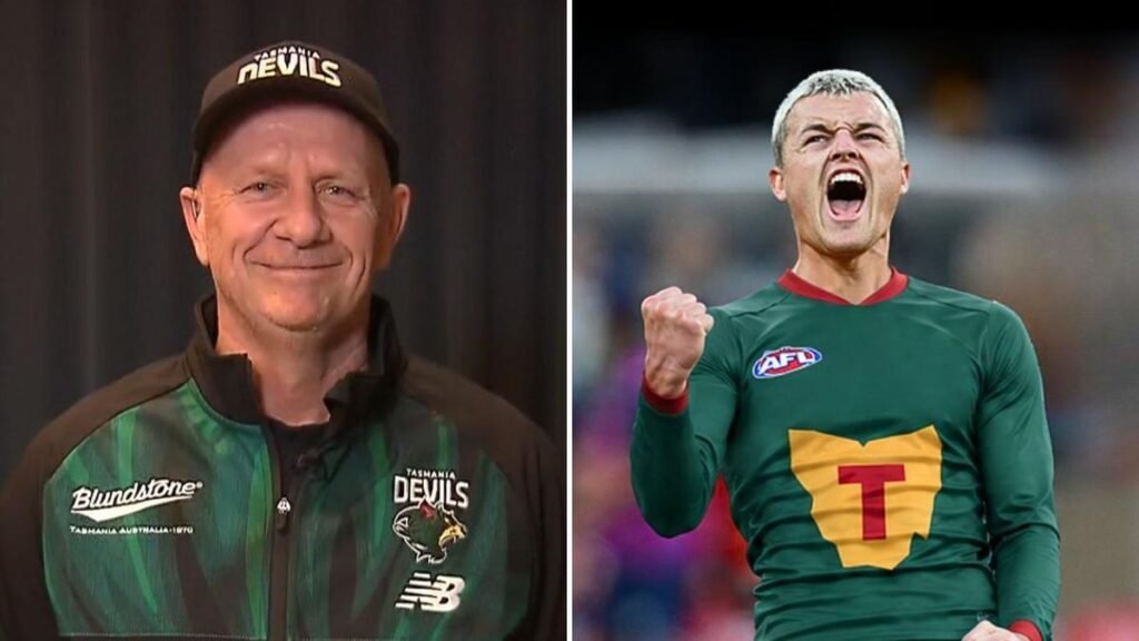 El nuevo entrenador de Tassie, Ken Hinkley, envía un mensaje