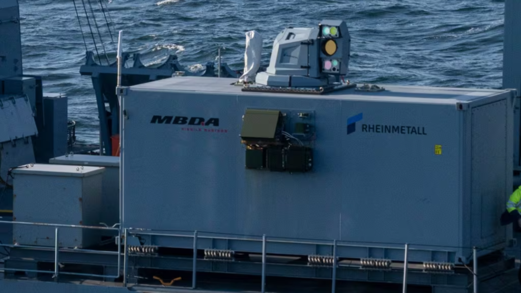 El nuevo láser naval de Alemania está cada vez más