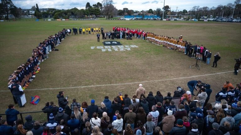 El padre del querido futbolista local Nathan Fitzgerald rinde emotivos