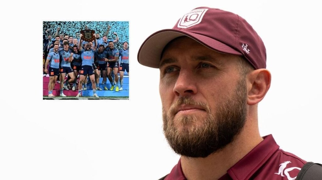 El segundo remero de Queensland, Kurt Capewell, sucio después de