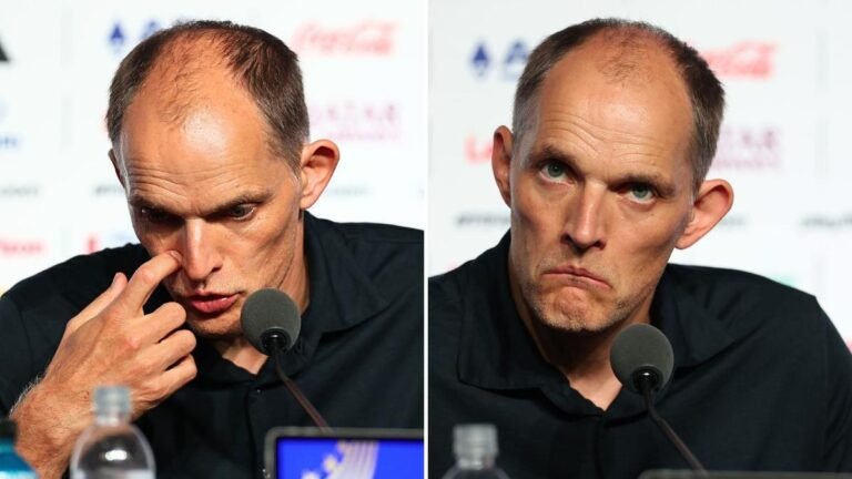 El técnico de Inglaterra, Thomas Tuchel, fue duramente criticado tras
