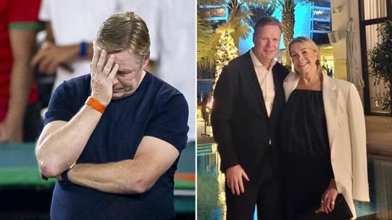El técnico holandés Ronald Koeman renunció inmediatamente después de sufrir