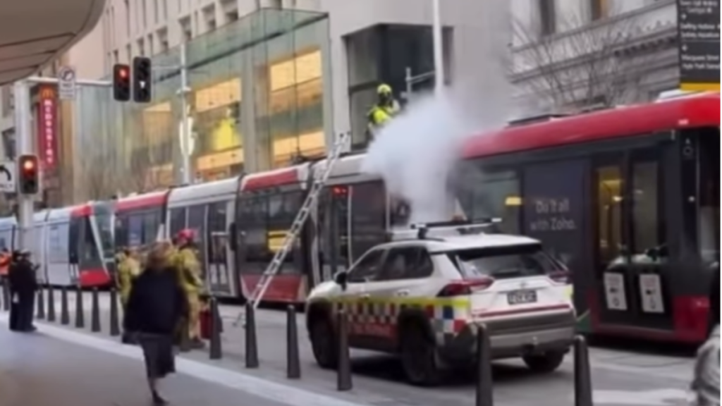 El tren ligero de Sídney se cerró una mañana tras