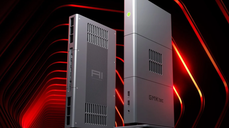 GMKtec convirtió su mini PC con IA en una torre
