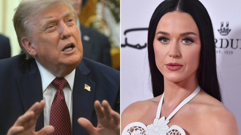 Katy Perry arremetió contra el presidente de Estados Unidos, Donald