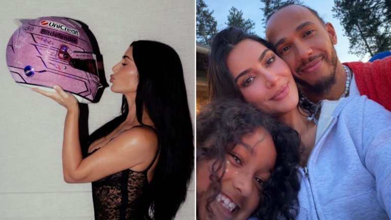 Kim Kardashian, Lewis Hamilton: la estrella de la telerrealidad comparte