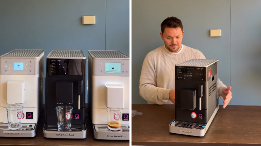 KitchenAid ha lanzado su máquina de café expreso más compacta
