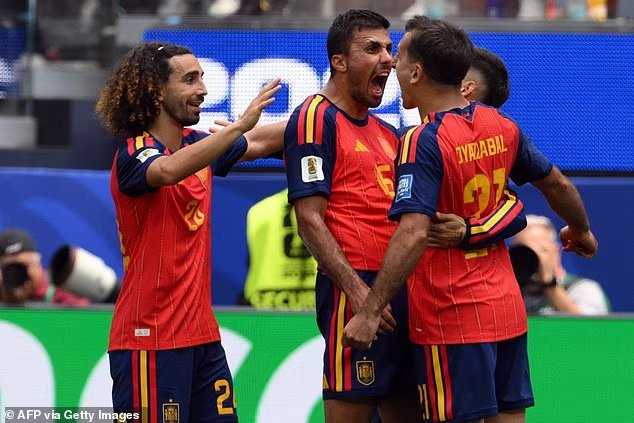 L'Espagne a finalement pris le relais lors de la Coupe