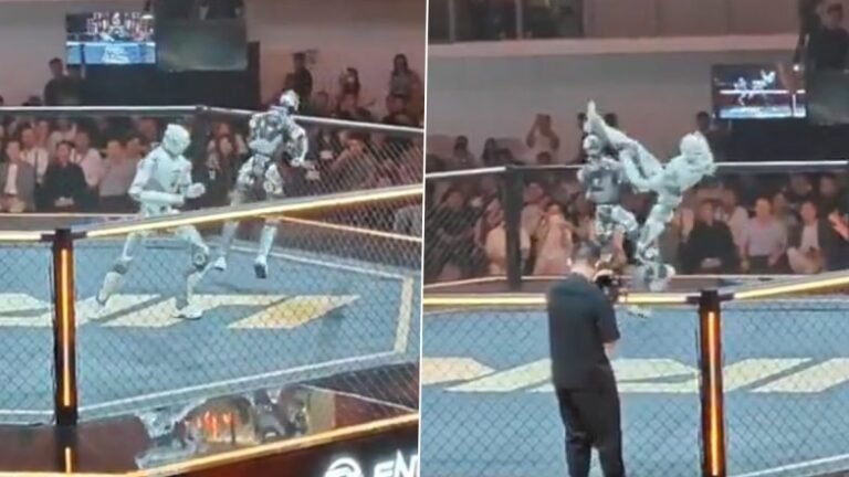 La Chine accueille le premier événement MMA de robots humanoïdes