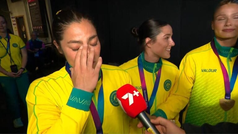 La campeona de los Juegos de la Commonwealth, Georgia Godwin,