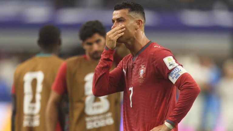 La carrera mundialista de Cristiano Ronaldo termina tras el último
