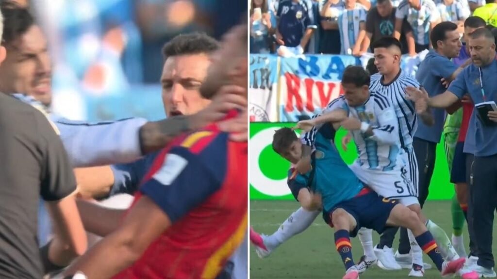 La final del Mundial terminó cuando Leandro Paredes estalló tras